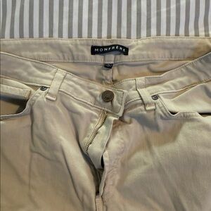 Monfrere Brando Slim Beige Pants Sz 36